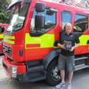 Former international basketball star turned firefighter Colin Kirkham has written a fascinating new autobiography. Picture by Zoe Kirkham.
