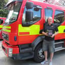 Former international basketball star turned firefighter Colin Kirkham has written a fascinating new autobiography. Picture by Zoe Kirkham.