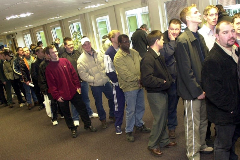 Who remembered queuing at the Jobcentre in Princegate to try and get a job at Ikea in February 2001
