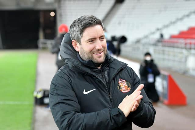 Sunderland head coach Lee Johnson.