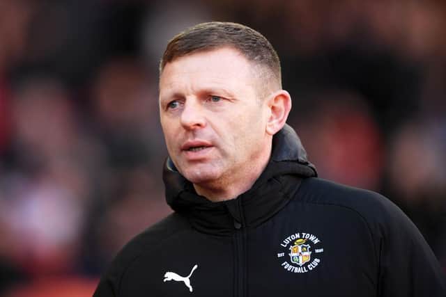 Graeme Jones at Luton Town.