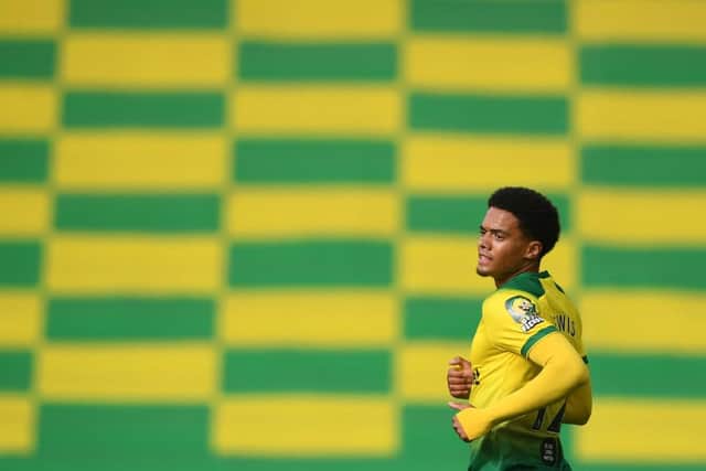 NORWICH, ENGLAND - JUNE 27: Jamal Lewis of Norwich City looks on during the FA Cup Quarter Final match between Norwich City and Manchester United at Carrow Road on June 27, 2020 in Norwich, England. (Photo by Joe Giddens/Pool via Getty Images)