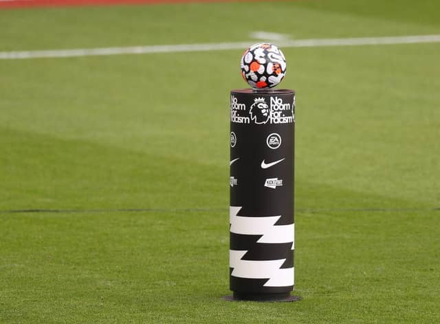 Premier League match ball. (Photo by Alex Morton/Getty Images)