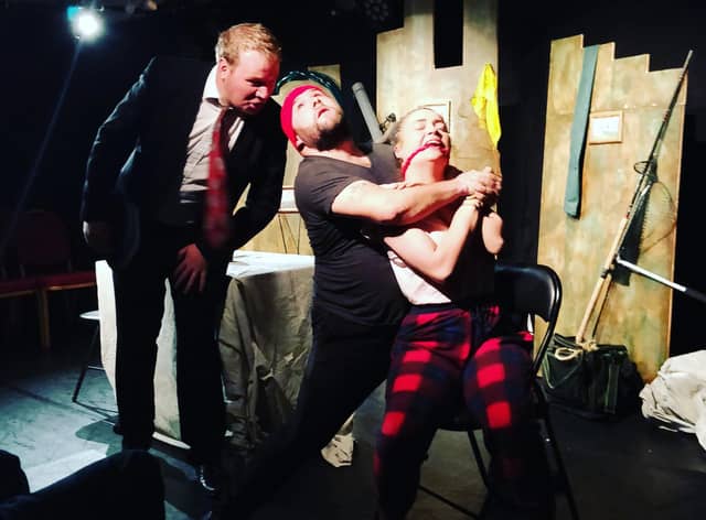 Wayne in The Big Time at the Edinburgh Fringe