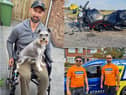 Mark McCourt, who was left seriously injured after a horrific crash, will take on a 15,000ft charity skydive with his friend to support other people with life-changing injuries.