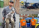 Mark McCourt, who was left seriously injured after a horrific crash, will take on a 15,000ft charity skydive with his friend to support other people with life-changing injuries.