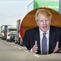 Boris Johnson has pledged the dualling of the A1 to Scotland