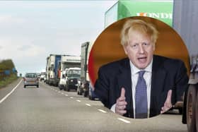 Boris Johnson has pledged the dualling of the A1 to Scotland