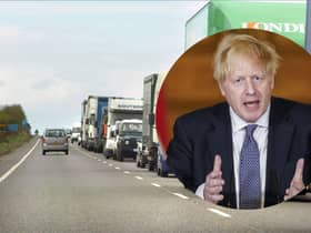 Boris Johnson has pledged the dualling of the A1 to Scotland