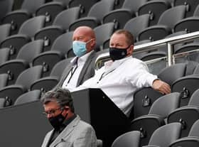 Mike Ashley at St James's Park last year.