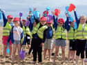 Children from St Oswald's RC Primary School at last year's Sandcastle Challenge.