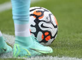 Nike Strike Aerowsculpt Official Premier League ball. (Photo by Lewis Storey/Getty Images)