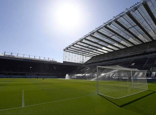 St James's Park, home of Newcastle United.