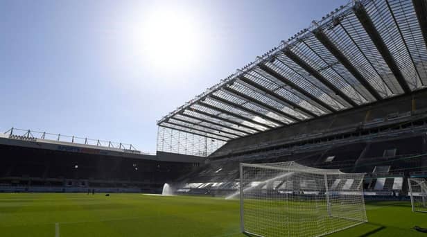 St James's Park, home of Newcastle United.