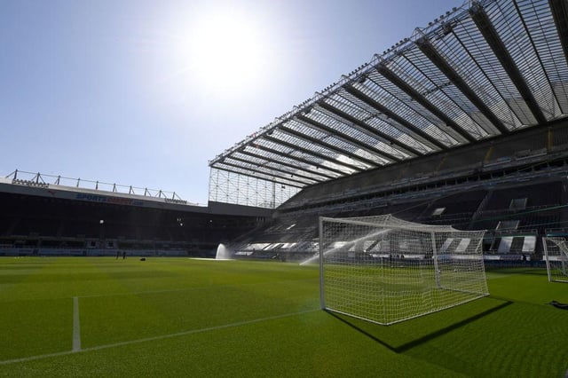 St James's Park, home of Newcastle United.