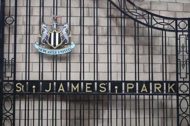 St James's Park, the home of Newcastle United. (Photo by OLI SCARFF/AFP via Getty Images)