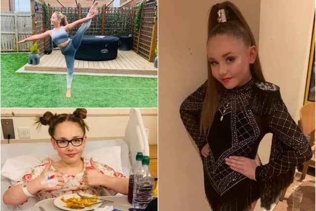Evie-Mai Davis who has defied the odds of a rare health condition to be a dance champion.