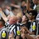 Newcastle United supporters at St James’ Park.  