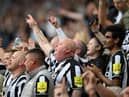 Newcastle United supporters at St James’ Park.  