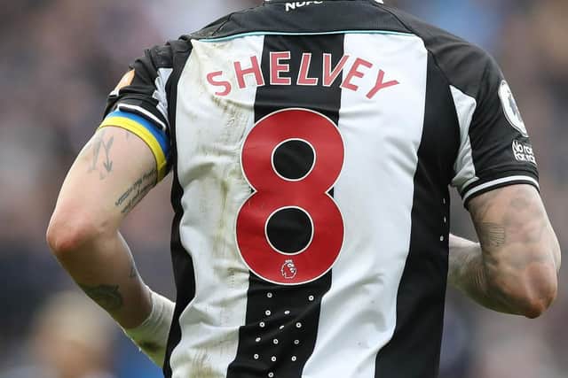 Jonjo Shelvey of Newcastle United . (Photo by Ian MacNicol/Getty Images)