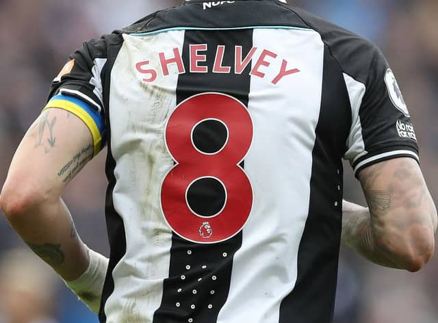 Jonjo Shelvey of Newcastle United . (Photo by Ian MacNicol/Getty Images)