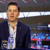 Richard Masters, chief executive of the Premier League, was asked about the Newcastle United takeover. (Photo by Fred Lee/Getty Images for Premier League)