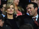 LIVERPOOL, UNITED KINGDOM - APRIL 22:  Chief Negotiator of Dubai International Capital Amanda Staveley looks on prior to the UEFA Champions League Semi Final, first leg match between Liverpool and Chelsea at Anfield on April 22, 2008 in Liverpool, England.  (Photo by Shaun Botterill/Getty Images)