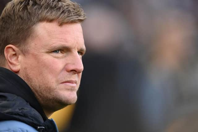 Newcastle United head coach Eddie Howe. (Photo by Stu Forster/Getty Images)