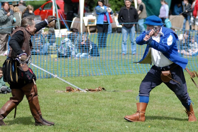 The medieval fair which was part of the 2011 Jarrow Festival. Were you there?