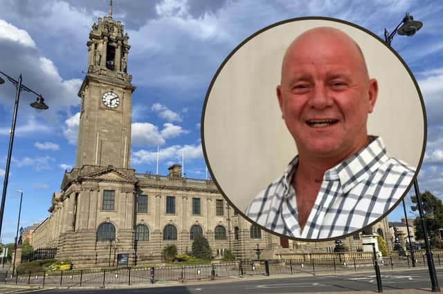 Former councillor John Robertson, who has resigned his seat
