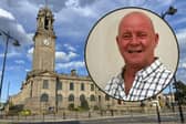 Former councillor John Robertson, who has resigned his seat