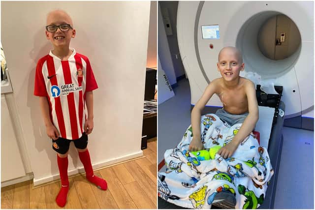 Ethan Adams has been undergoing treatment at the RVI and Freeman Hospitals in Newcastle.
