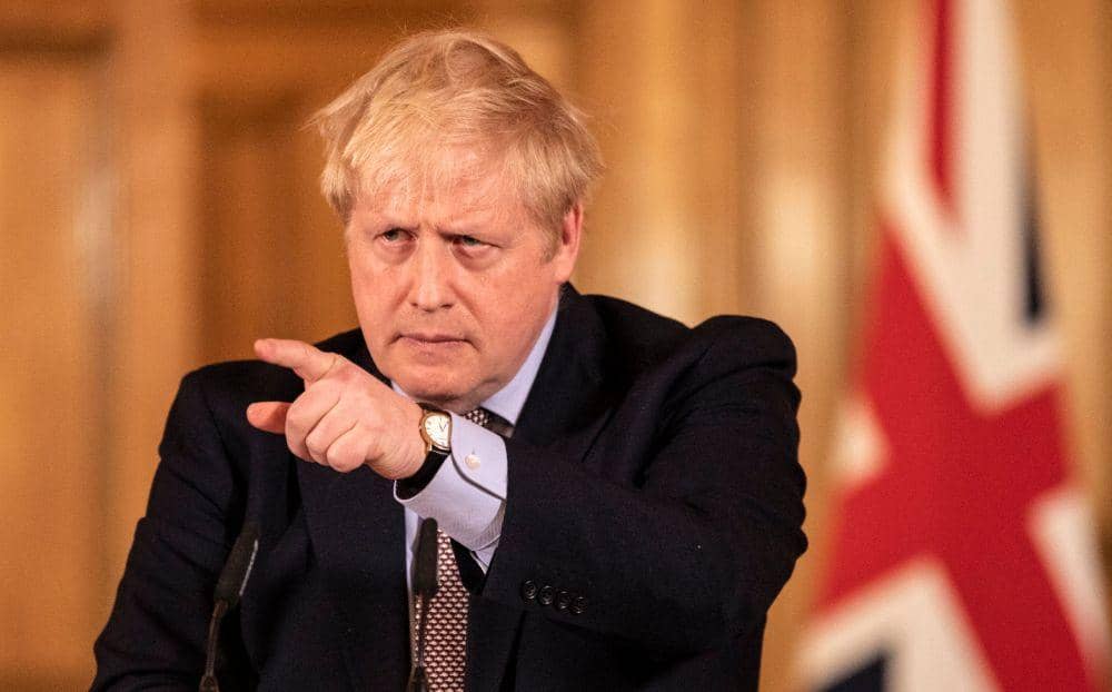 Prime Minister Boris Johnson gives a press conference on the ongoing situation with the coronavirus pandemic with chief medical officer Chris Whitty and Chief scientific officer Sir Patrick Vallance in Downing Street after he had taken part in the government's COBRA meeting on March 16 (Photo: Richard Pohle - WPA Pool/Getty Images)