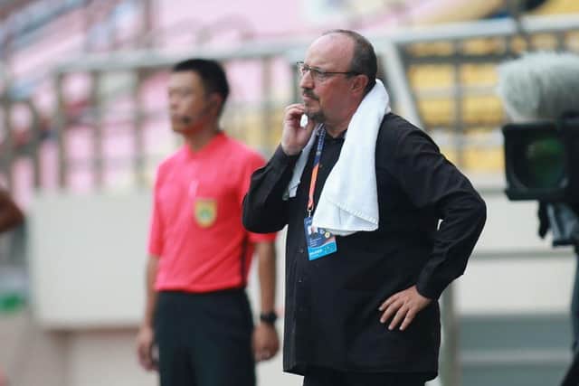 Rafa Benitez in China.