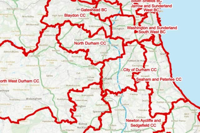 The proposals drawn up by the Boundary Commission for England (BCE) show where it thinks the new borders could be drawn.