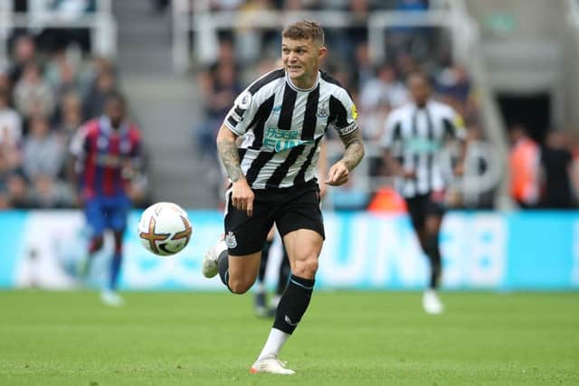 Kieran Trippier was the only international representative pictured in Newcastle United training (Photo by Jan Kruger/Getty Images)