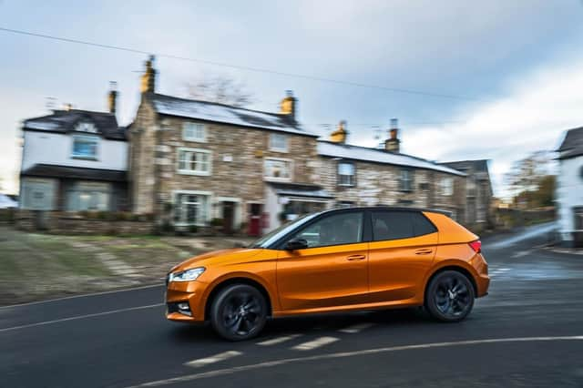 The Skoda Fabia is sleek and aerodynamic