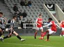 Osman Kamara's late strike secured the win for Arsenal  (Photo by David Price/Arsenal FC via Getty Images)