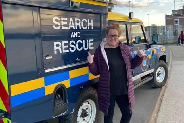Angie Comerford from Hebburn Helps is looking to raise at least £1,000 for the South Tyneside Volunteer Life Brigade organisation through the marathon effort.