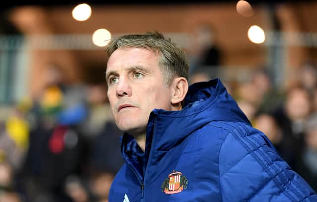 Sunderland manager Phil Parkinson.