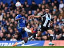 Jacob Murphy of Newcastle United is challenged by Trevoh Chalobah of Chelsea during the Premier League match between Chelsea and Newcastle United at Stamford Bridge on March 13, 2022 in London, England. (Photo by Justin Setterfield/Getty Images)