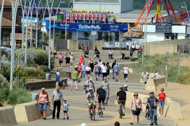 People have been enjoying the summer weather in South Shields in recent weeks.