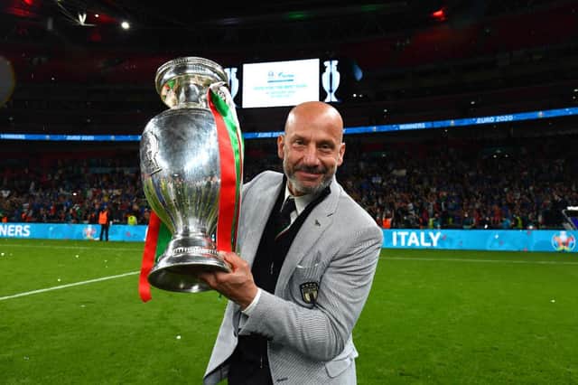 Newcastle United and Alan Shearer pay tribute to Gianluca Vialli who has died aged 58 (Photo by Claudio Villa/Getty Images)