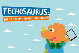 The NSPCC's Techosaurus has been created to help keep children safe when online.