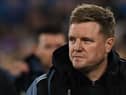 Newcastle United head coach Eddie Howe arrives at Selhurst Park.