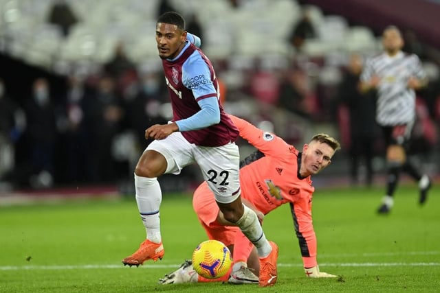 Sebastien Haller joined West Ham for £45,000,000 in July 2019. After a disappointing year and a half at the Hammers, Haller was sold to Ajax in January 2021 for just £20,000,000.