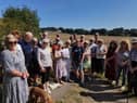 Cleadon residents oppose the housing proposals.