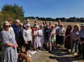 Cleadon residents oppose the housing proposals.