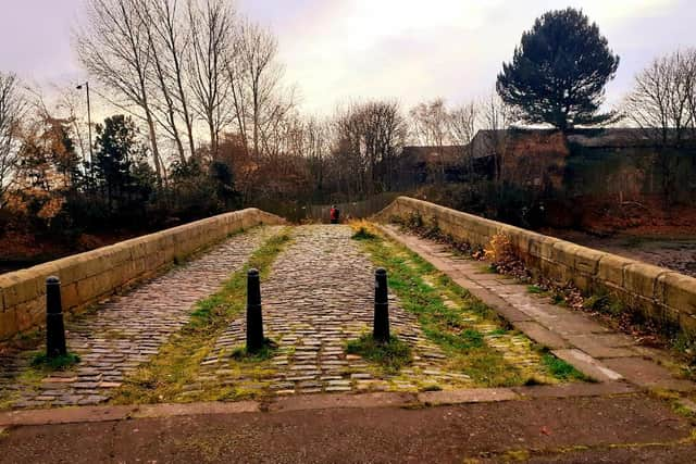 Jarrow Bridge was strategically important in 1921. Today it takes you from Charlie's Park to ... a fence.