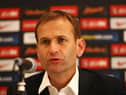 FA Technical Director Dan Ashworth attends a press conference with newly appointed England manager Sam Allardyce at St. George's Park on July 25, 2016 in Burton-upon-Trent, England.  (Photo by Matthew Lewis/Getty Images)